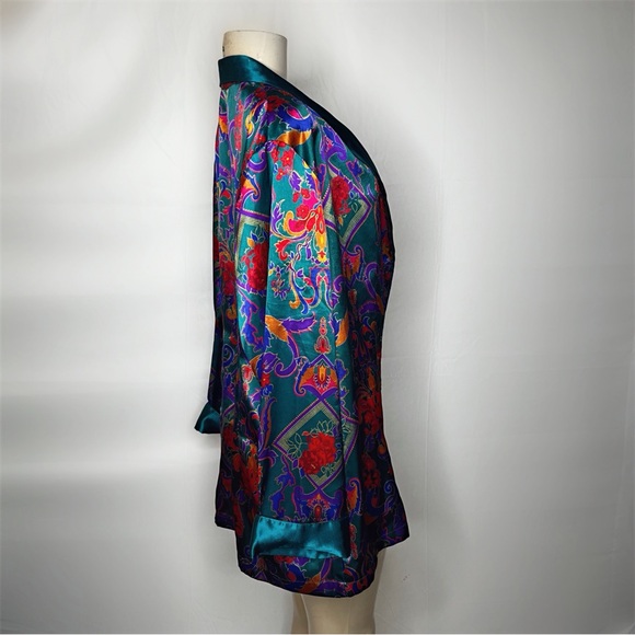 Vintage Victoria Secret Blouse: Eclectic Print, M - Picture 3 of 6